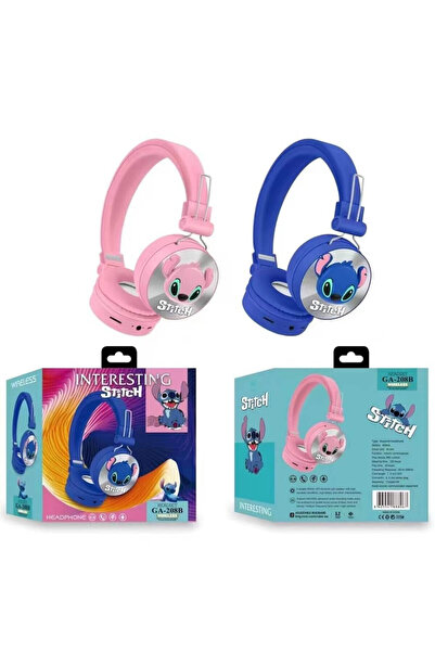 Stitch Căști Bluetooth pentru copii - Albastru