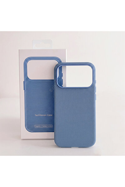 Choice iPhone17 Pro Max Light Blue With Box Luxury Tech Woven for Magsafe Mag...