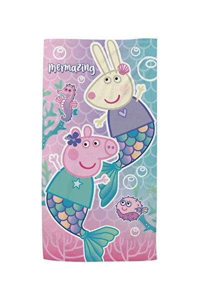 Peppa Pig Prosop de plajă pentru copii Mermazing 70x140 cm