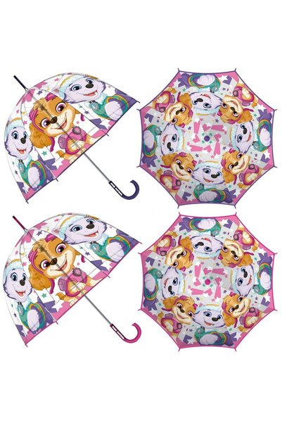PAW PATROL Umbrelă manuală EVA tip clopot pentru copii fete