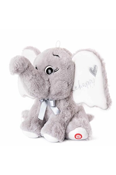 AMEK Elefant de pluș cu inimă și sunet 65 cm Toys - Gri