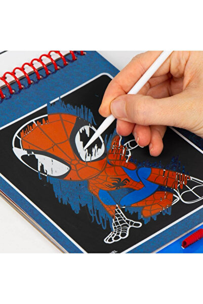 SPIDERMAN Carnet de răzuit pentru desen Spidey