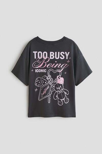 H&M Print-motif cotton T-shirt