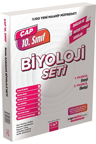 Çap Yayınları 10. Sınıf Biyoloji Maarif Model Set 2027