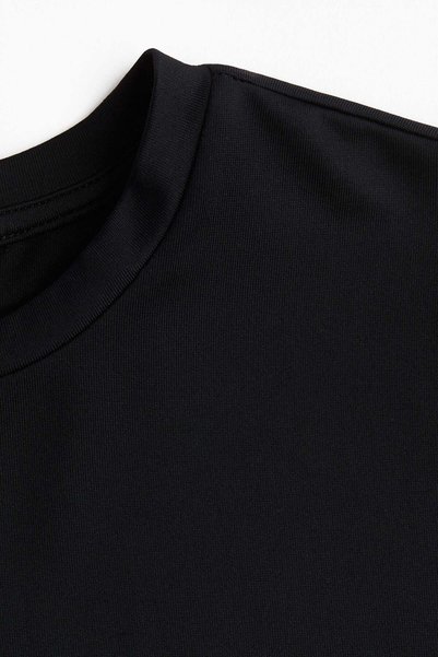 H&M Fitted microfibre T-shirt