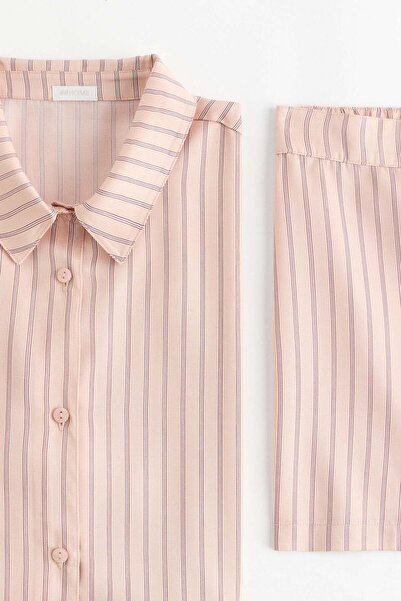 H&M Patterned satin pyjamas