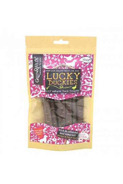 Green &Wilds Lucky Duckies Dog Treats 100G