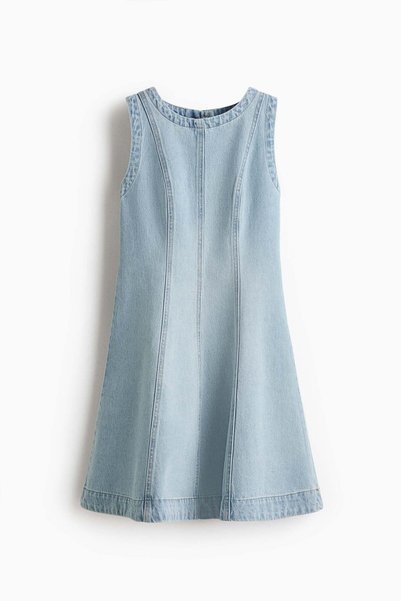 H&M Flared-skirt denim dress