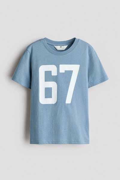 H&M Printed cotton T-shirt