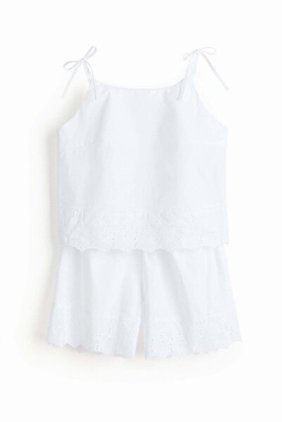 H&M Broderie anglaise cotton pyjamas