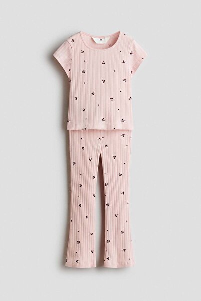 H&M 2-piece ribbed cotton set