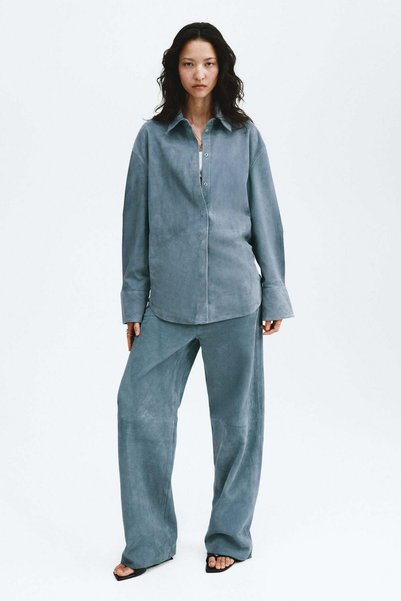 H&M Suede shirt