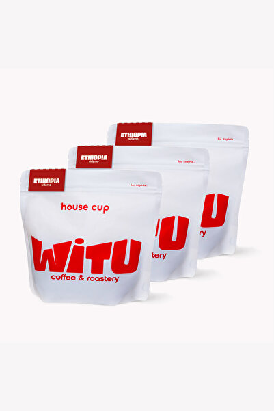 WİTU COFFEE ROASTERY House Cup Etiyopya Çekirdek Kahve 750 g