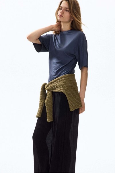 H&M Draped viscose top