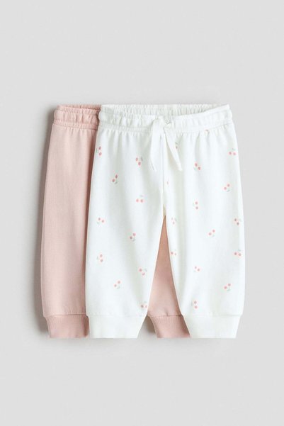 H&M 2-pack cotton joggers
