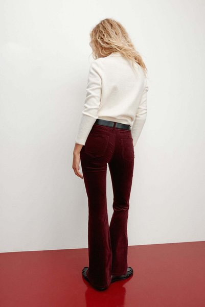 H&M Flared corduroy trousers