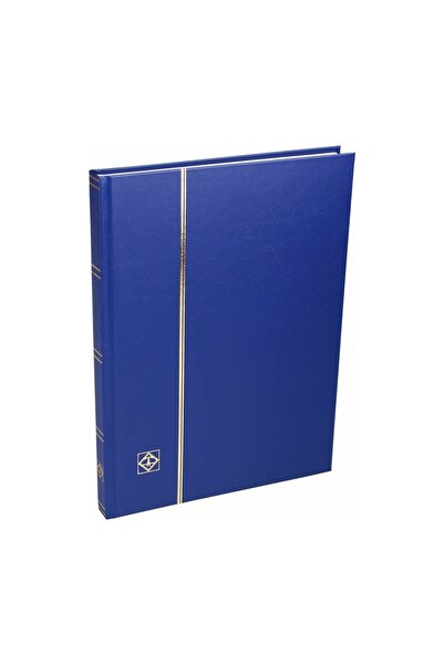 Leuchtturm دفتر قصاصات، أساسي، خلفية سوداء، 16 ورقة، مقاس A4، غلاف أزرق