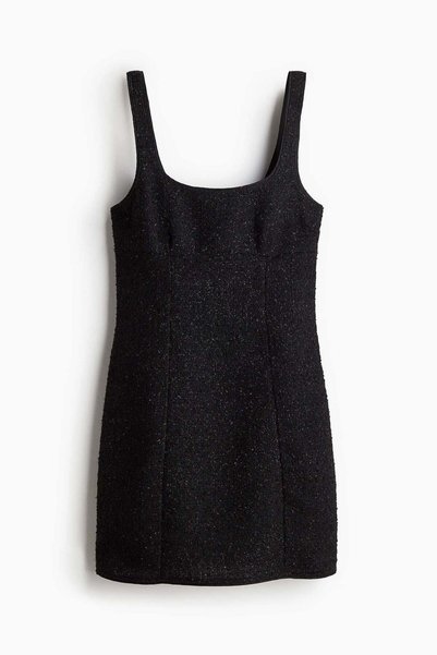 H&M Glittery flared-skirt dress