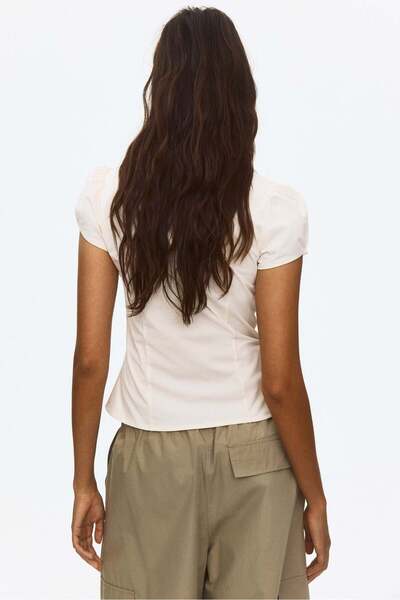 H&M Collared button-front top