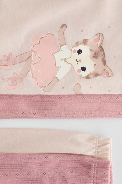 H&M 2-pack flutter-sleeve pyjamas