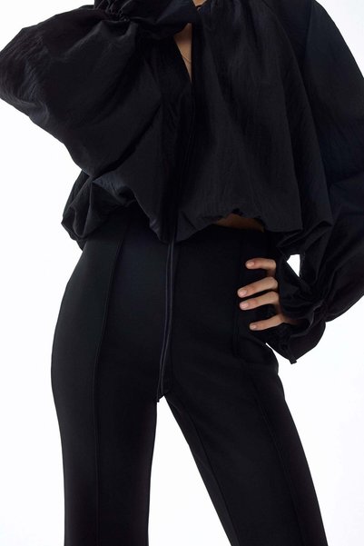 H&M Crease-leg flared trousers