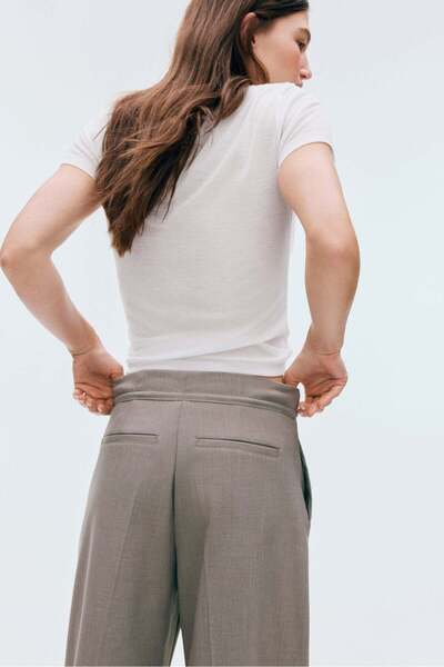H&M Tailored drawstring trousers