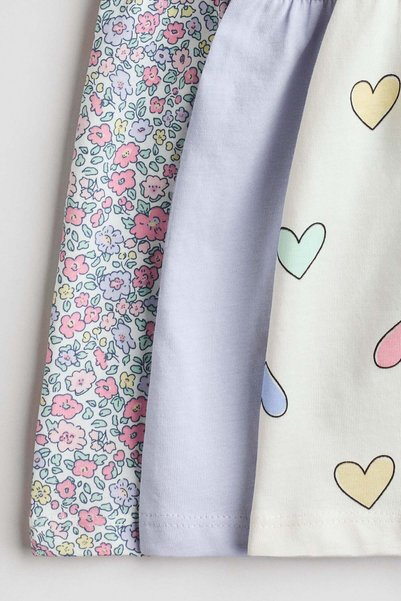 H&M 3-pack printed cotton dresses