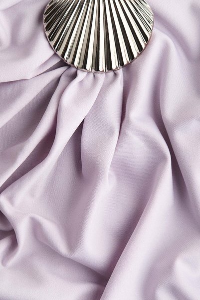 H&M Draped one-shoulder dress