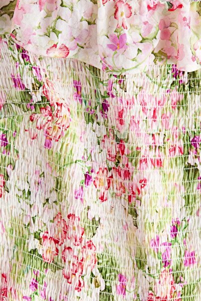 H&M Smocked off-the-shoulder dress