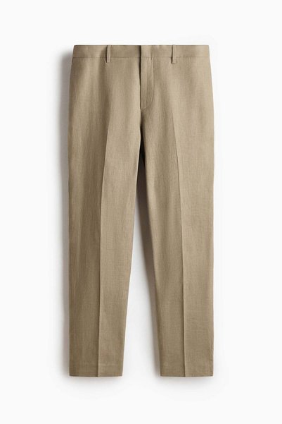 H&M Slim Fit Linen suit trousers