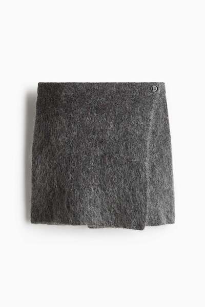 H&M Mohair-blend mini skirt
