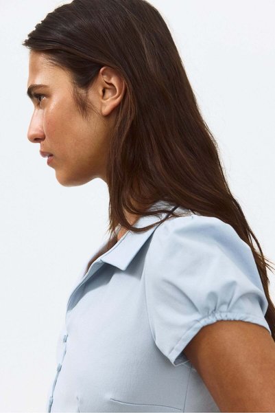 H&M Collared button-front top