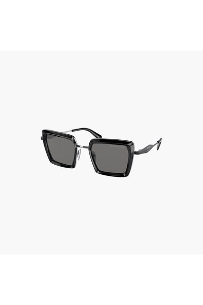 Prada Women Square Grey Sunglasses | 55ZS