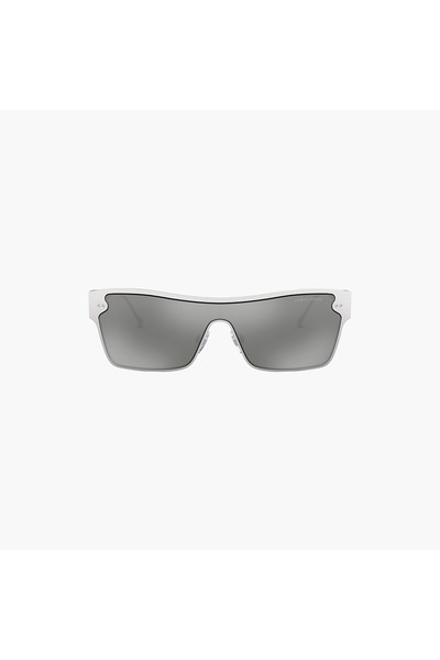 Giorgio Armani Women Shield Grey Sunglasses | 6088