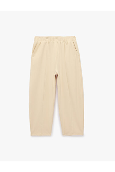 Koton Loose Fit Barrel Pants with Side Pockets