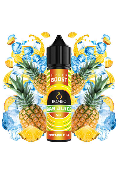 bombo Μπαρ Τζους Υπέρ-Ενίσχυση Ανανάς Πάγος 5ml/60ml FS