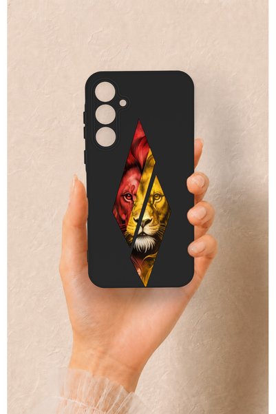 Vip Case Samsung A35 Compatible Cutout Lion Pattern Silicone Case