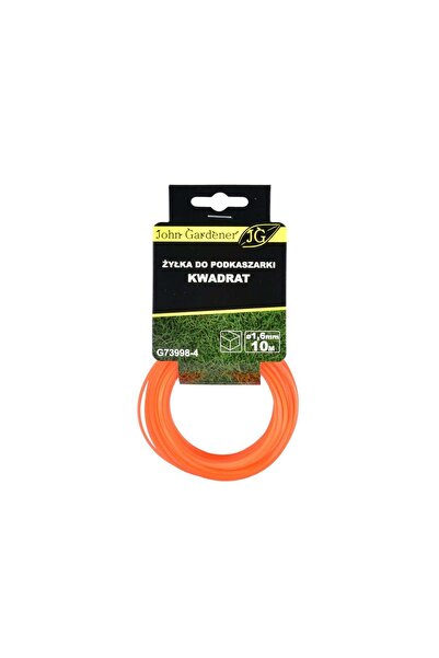 John Gardener Fir pentru trimmer pătrat, 1.6 mm x 10 m, G73998-4