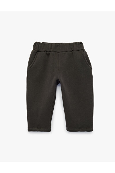 Koton Pocket Detailed Elastic Waist Barrel Cut Jogger Sweatpants