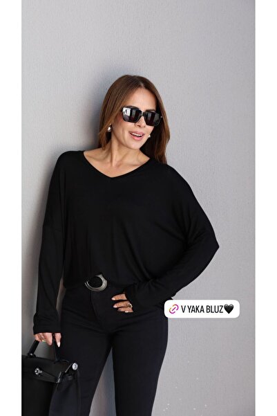 RİONS V-neck blouse