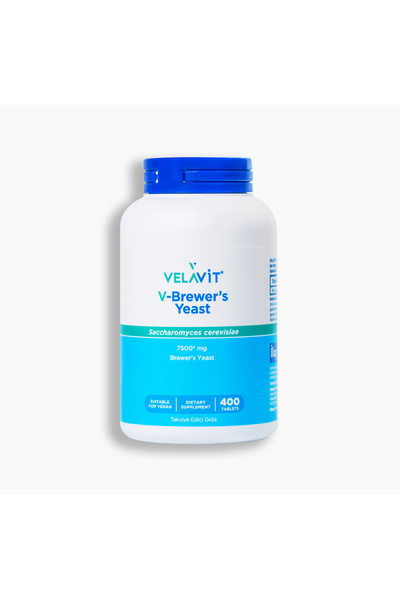 Velavit V-Brewer’s Yeast Bira Mayası İçeren Takviye Edici Gıda 400 Tablet