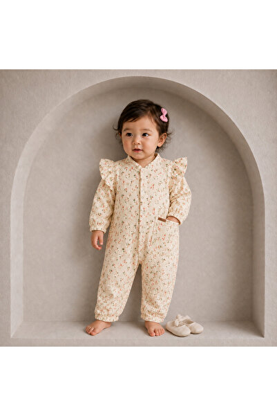 happykds123 Girl's Muslin Jumpsuit