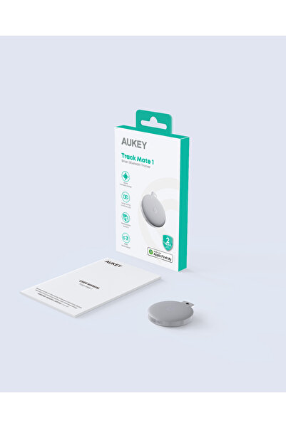 AUKEY Track Mate, Smart Bluetooth Tracker, Replaceable Battery, 6 Month Batte...