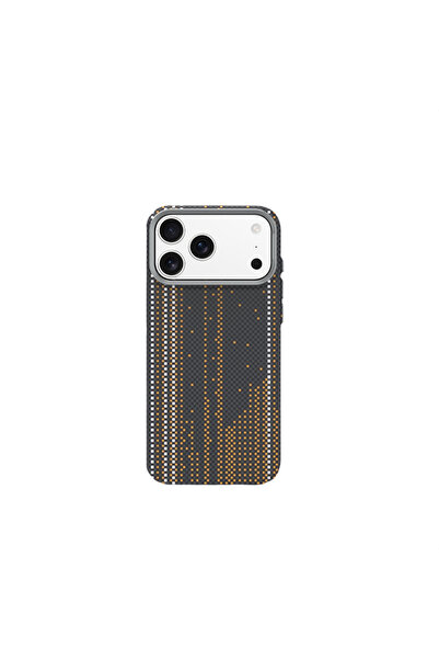 Piili iPhone 17 Pro Max Kevlar Serisi MagSafe Kılıf Şehir – Siyah