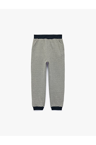 Koton Striped Sweatpants with Elastic Waist