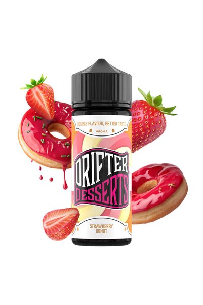 DRIFTER Επιδόρπια Ντόνατ Φράουλας 24ml/120ml Flavorshot