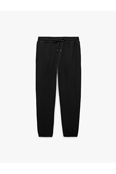 Koton Straight Fit Pocketed Lace-Up Jogger Sports Sweatpants