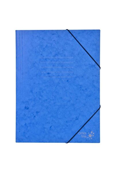 CATIANO Mapa Prespan din Hartie Albastra cu Elastic 25,5x34,5cm
