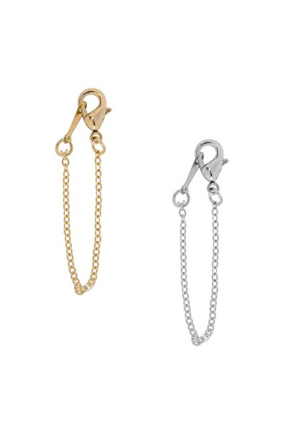 CATIANO Extensie de Culoare Aurie & Argintie pentru Lant Bratara sau Colier 9cm