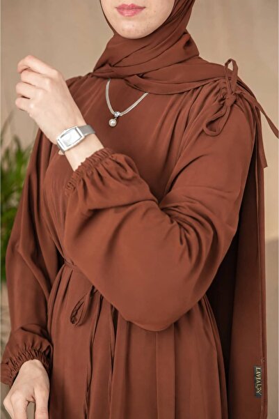 Nissra Ankanoor Shoulder Tunnel Detailed Dress Anka255063